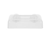 DOITOOL Anneau d'alimentation Flottant pour Poissons D'aquarium Ventouse Forte Adhérence Acrylique Transparent 16 X 10 Cm Distributeur de Nourriture pour Poissons Betta et Crevettes