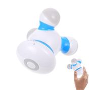 DOITOOL Appareil de Massage Corporel Mini Portable en Abs Bleu, Masseur Vibrant pour Dos et Épaules, Augmente la Circulation Sanguine et Réduit la Tension Musculaire, pour Massages