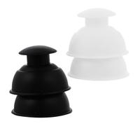 DOITOOL Appareil de Massage par Ventouses en Silicone 4 Pièces, Kit de Massage Corporel pour Soulager la Fatigue et Promouvoir la Santé, Gobelets Solide et Flexibles
