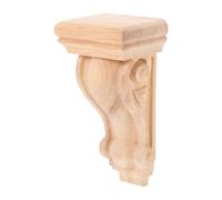 DOITOOL Applications en bois de style européen Ornements en bois sculptés pour meubles Sculptures décoratives en bois comme consoles murales Décoration en bois à faire soi-même pour cheminée et poutre