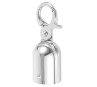 DOITOOL Attache Facile de Alliage D'extrémité D'aluminium Corde Argenté , Installation Effet Décoratif et Cordes de Garde-corps Poteaux D'accueil en Centres Commerciaux