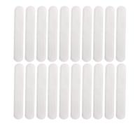 DOITOOL Autocollants en Tissu Non Tissé Blanc Absorbants la Transpiration pour Casquettes Coussinets Légers et Adhésifs Pack de 100 Pièces pour Fête pour Chapeaux