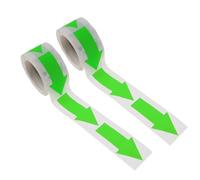 DOITOOL Autocollants Fléchés Fluorescents Verts 7×3 Cm, 300 Pièces, Adhésifs, Imperméables, pour Scellage de Colis, Emballage Présent et Marquage Directionnel en Bureau et Logistique