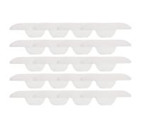 DOITOOL Autocollants Invisibles Anti-transpiration Coussinets Absorbants en Tissu Non Tissé Blanc Lot de 20 pour Col Adaptés aux Chemises D'été D'hiver