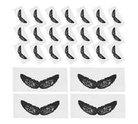 DOITOOL Autocollants pour L'épilation du Nez 100pcs en Pp Noir pour Barbe et Poils de Nez, Prévention Coulure de Cire Chaude, pour DIY et Décoration