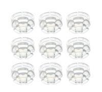DOITOOL Bague de palettes de manucure 100pcs Anneau pour nail art en résine synthétique, outil de mélange de couleurs, affichage d’œuvres, usage à domicile