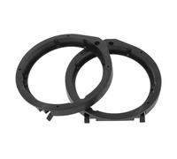 DOITOOL Bagues D’Adaptation pour Haut-parleurs de Voiture 6,5 Pouces | Plastique Noir, Légères Découpe Précise, Bords Lisses, pour Remplacement de Haut-parleur
