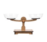 DOITOOL Balance en Bois à Levier pour Enfants, Jouet de Mesure Et D'équilibrage des Poids, Outil Pédagogique pour La Maison Et La Classe, Idéal pour L'apprentissage des Sciences Et Mathématiques.