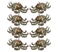 DOITOOL Ballons en Aluminium de Crabe Réaliste Lot de 8 set de Pièces Décoration pour Fête D’Anniversaire Thème Marin Ballon Anniversaire Résistant et Réutilisable pour Célébrations