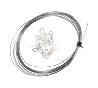 DOITOOL Bande Chauffante de Scelleuse Thermique 06 MM Ronde 5 M avec 20 Connecteurs Fil Émetteur de Chaleur pour Machines à Sceller sous Vide Compatible Plusieurs Modèles Chauffage