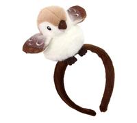 DOITOOL Bandeau Peluche Petit Oiseau Doux et Confortable pour Se Laver le Visage et Maquillage, Accessoire pour Garçon et Filles et Adultes, pour Photo et Spa