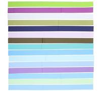 DOITOOL Bandes de Tissu en Coton 36 Pièces 625 X 100 CM pour Patchwork DIY Tissu Artisanal Coloré pour Couture Quilting et Décoration Intérieure Assortiment pour Loisirs Créatifs