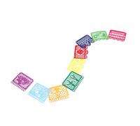 DOITOOL Bannière de Fête Feutre Coloré pour Décoration Mexicaine Guirlande Festive Mexicaine pour Cinco de Mayo et Jour des Morts Décoration Thème Fiesta Anniversaire