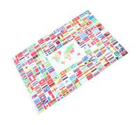 DOITOOL Bannière Drapeau Monde Résistante à L'usure et Déchirure en Polyester pour Décoration Murale, Adaptée aux Jardins et Événements