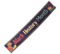 DOITOOL Bannière Installation Simple et Entretien Facile en Polyester du Mois de L'histoire des Noirs pour Décoration de Fête en Classe pour Enseignants et Élèves