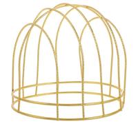 DOITOOL Base Armature Métallique Creuse Petite Taille pour Fabrication de Couronne Traditionnelle Chinoise, Cadre de Coiffe DIY en Métal Électrolytique Imitation Or, Accessoire Coiffure