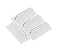 DOITOOL Base De Cloison en Plastique 4 Supports Décran Pieds De Support De Séparation De Pièce pour Hôtel Support De Cloison De Bureau