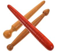 DOITOOL Bâtons d'Acupression en Bois pour Réflexologie Plantaire, Ensemble de 3, Masseurs Manuels Adaptés à L'Auto-Massage Quotidien