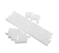 DOITOOL Bed Rail Sliding Track Bed Rail Position Adjuster pour Lit Bébé et Barrière de Lit Blanc Plastique et Crib pour Parents