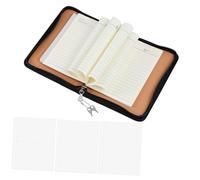 DOITOOL Binder With Zipper Minimalist Refillable Planner Cover For Cash Stuffing Flexible Organizer With Loose Leaf Paper Photocard Sleeves Lightweight And Versatile For Travel And Daily