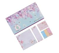 DOITOOL Bloc Notes Autocollants et Ensemble Papier Auto Adhésif Portable pour Bureau École et Maison Notes Pratiques et Réutilisables