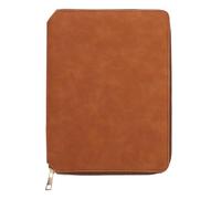DOITOOL Bloc-notes Compact Marron avec Fermeture Éclair, Papier Lisse et Facile à Transporter pour Usage Quotidien et Organisation Professionnelle