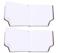 DOITOOL Bloc-notes en forme de chocolat, 2pcs, papier, parfum chocolat, adhésif fort et retrait propre, pour maison et école, 10.50 x 9.00 x 1.60 cm