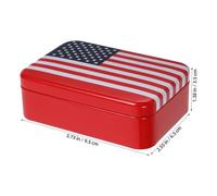 DOITOOL Boîte à Biscuits en Tôle Légère Couvercle Capacité Moyenne pour Bureau et Atelier 95 X 65 X 35 CM