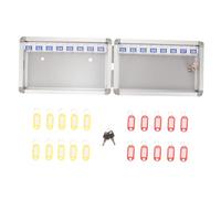 DOITOOL Boîte à Clés Murale avec Étiquettes Incluses Capacité Importante pour Gestion Facile des Clés Installation Murale Simple Sécurisée pour Maison Bureau et Gestion Immobilière