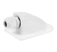 DOITOOL Boîte à Entrée Unique pour Câbles Solaires en Abs Blanc, Étanche et Robuste, Design Simple et Pratique, pour Camping-dispositifs D'entrée de Câbles
