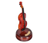 DOITOOL Boîte à Musique Ornement de Violon Marron Abs, Rotative, Mélodies