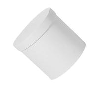DOITOOL Boîte Cylindrique en Papier Blanc pour Fleurs Fraîches, Seau à Fleurs Rond Mini, Maintien Forme, Présentation Élégante, pour Célébrations et Bouquets