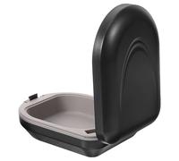 DOITOOL Boîte D'appareil Auditif Portable en Abs Noire, Petite Valise Rigide Rangement Séchage des Aides Auditives Bureau la Maison