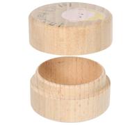 DOITOOL Boîte de Coupe de Cheveux Design Adorable pour Bébé en Bois Coffret Souvenir pour Première Mèche, pour Décoration de Chambre D'garçon et Filles