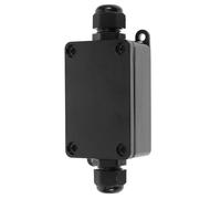 DOITOOL Boîte de Jonction Étanche Extérieure Ip66 en Plastique Boîte de Sortie 1 Entrée 1 Sortie pour Jardin et Terrasse Protège-Câble Solide pour Installation Souterraine