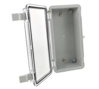 DOITOOL Boîte de Jonction Étanche Plastique pour Projets Électriques Extérieurs Boîte de Dérivation avec Couverture Transparente