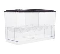 DOITOOL Boîte D'élevage en Acrylique, Boîte D'isolement pour Aquarium, Coffret D'incubation Multifonction, Café, pour Aquarium et Bassin, pour Alevins et -nés de Poissons