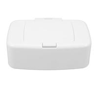 DOITOOL Boîte Distributrice de Lingettes Humides en Pp Blanche Facile à Nettoyer Portable Maison Table à Manger