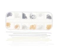 DOITOOL Boîte Surface Lisse 1 Chaîne de Décoration pour Ongles en Métal Léger avec Finition Mate Métallique pour Manucure DIY par Professionnels et Passionnés
