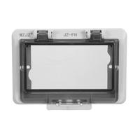 DOITOOL Boîtier de Protection Abs Installation Compacte et Fonctionnement Stable pour Bouton Poussoir de Porte de Garage pour Volet Roulant