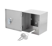 DOITOOL Boîtier de Verrouillage Prise Électrique Acier Inoxydable Protection Étanche pour Prises Murales Extérieures et Espaces Publics avec Clé