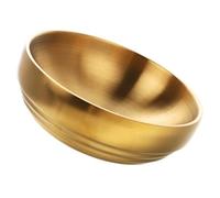 DOITOOL Bol Décoratif Doré Élégant pour Entrée Organiseur Clés et Bijoux Bol Multifonction pour Fruits et Rangement Centre de Table Moderne pour Maison