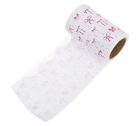 DOITOOL Bordure Autocollante en Papier Couché Blanc Nœud Papillon, Décoration Solide et Polyvalente pour Tableau Noir et Mur en Milieu Éducatif