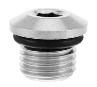 DOITOOL Bouchon à Vis de Remplacement en Laiton Chromé pour Détendeur de Plongée sous-Marine, Bouchon Port Basse Pression, Léger et Solide, Accessoire pour Régulateurs de Plongée, Sports