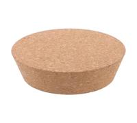 DOITOOL Bouchon Conique en Liège 12 CM pour Bouteille et Carafe Bouchons Ronds en Liège Réutilisables Étanchéité Optimale pour Conservation de Vin et Spiritueux Compatible Bocaux et