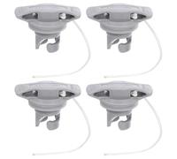 DOITOOL Bouchons de Valve Pneumatique 8 Trous pour Kayak et Paddle, Couvercles Résistants à l'usure, Accessoires Adaptés aux Valves Haute Pression, Lot de 4 Pièces