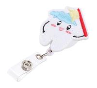 DOITOOL Boucle D'identification Porte-badges Rétractables Enfants En Forme De Correctif Boucles Clips Enrouleurs De Badges Rétractables Agrafe De Badge Mariage Nom Blue Abdos