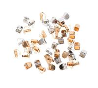 DOITOOL Boucles de Lacets Fixation Facile et Résistante et Acier Inoxydable 100 Pièces pour Chaussures Accessoires pour Lacets de Sport et Chaussures Quotidiennes Chaussures Quotidiennes