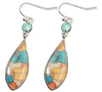 DOITOOL Boucles D'oreilles Vintage pour Femme en Laiton Léger, Faciles à Porter, 2 Paires Élégantes pour Occasions Spéciales et Usage Quotidien
