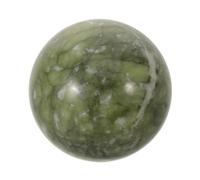DOITOOL Boule de Pierre de Richesse et Abondance de Jade Vert Poli 5 Cm Ornement Raffiné pour Décoration Feng Shui pour Salon et Maison